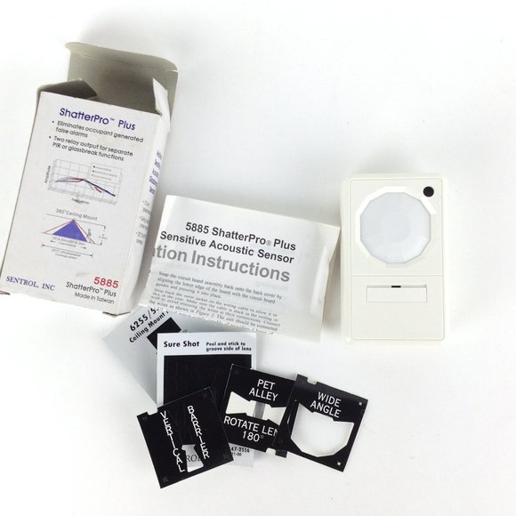 GE Sentrol ShatterPro Plus Motion Sensor Security - Picture 3 of 9